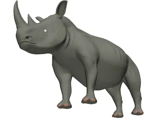 Rhinoceros 3D Model