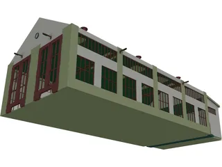 Train Coach 3D Model