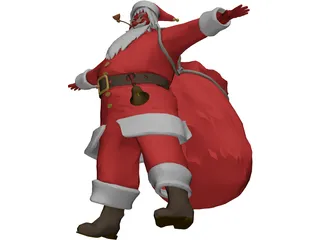 Santa Claus 3D Model