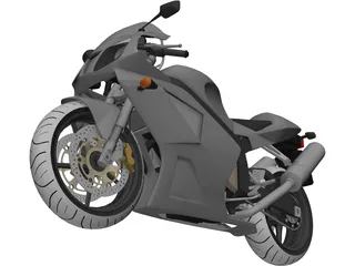 Honda RVT1000 3D Model