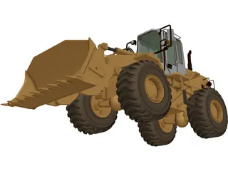 Fiatallis Loader FR-130 3D Model