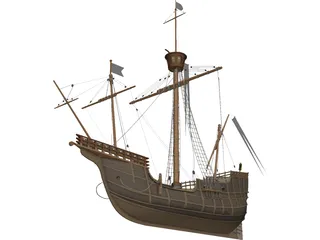 Santa Maria 3D Model