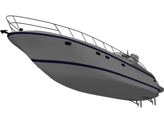 Sarnico 58 Yacht 3D Model