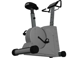 Exercise Cycle 3D Model