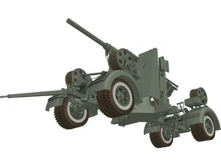 Flak 88 3D Model