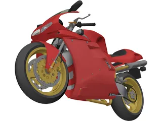 Ducati 916 3D Model