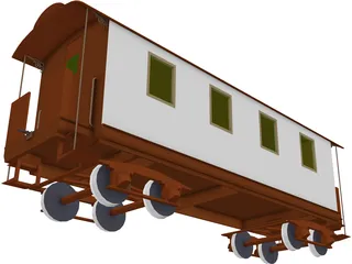 General Wagon 3D Model