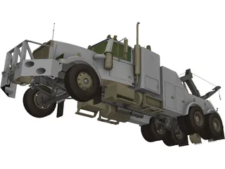 Wreck Recovery Truck 3D Model