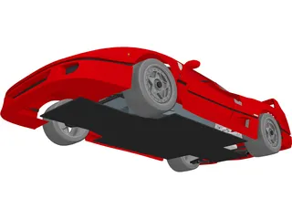 Ferrari F40 (1987) 3D Model