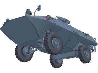 Mowag Piranha 4x4 3D Model