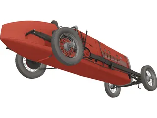 Fiat Mefistofele (1923) 3D Model