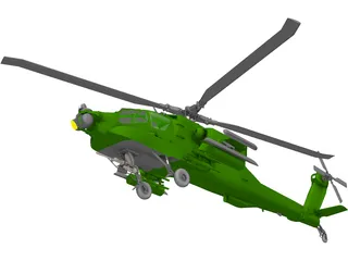 Boeing AH-64 Apache 3D Model