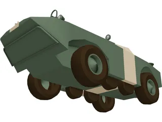 BRDM-1 3D Model