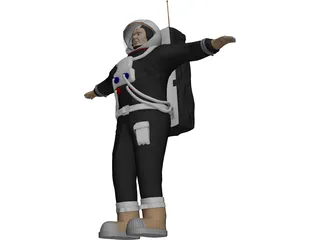 Astronaut 3D Model