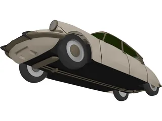 Citroen DS19 (1966) 3D Model