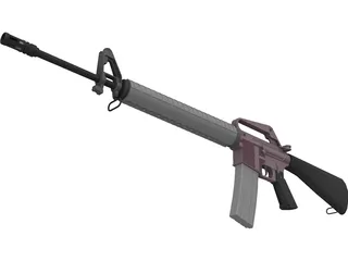 M16 Colt 3D Model