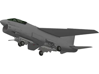 A-7 Corsair II 3D Model