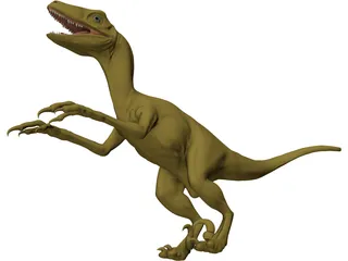 Deinonychus 3D Model