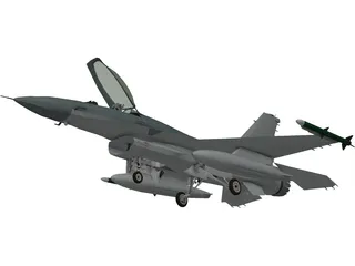 F-16C 3D Model