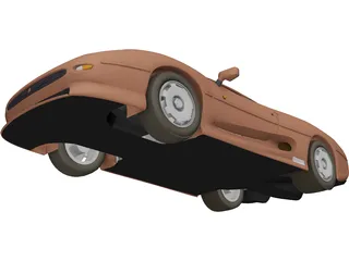 Jaguar XJ220 3D Model