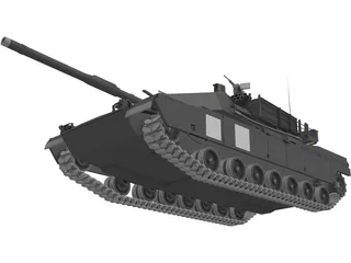 M1A2 Abrams 3D Model