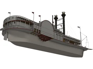 Mississippi Queen 3D Model