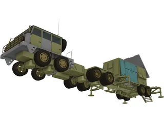 Patriot Radar 3D Model