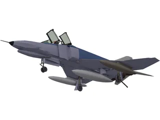 McDonnell Douglas F-4 Phantom II 3D Model