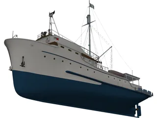 Tuna Clipper 3D Model