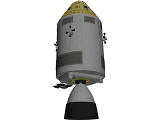 Apollo Spacecraft 3D Model