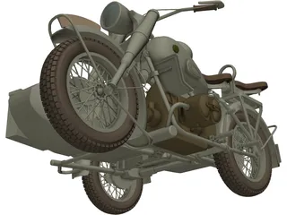 BMW R75 3D Model