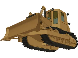 Bulldozer Fiat FD14-E 3D Model