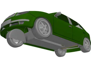 Skoda Fabia 3D Model