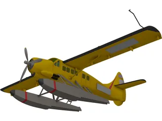 de Havilland Canada DHC-3 Otter 3D Model