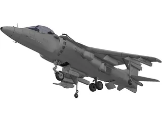 AV-8B Harrier II 3D Model