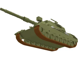 Leopard 3D Model