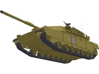 M1A1 Abrams 3D Model