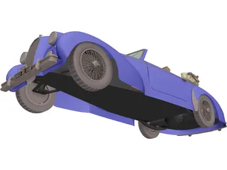 Talbot Lago (1959) 3D Model