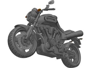 Yamaha MT-01 3D Model