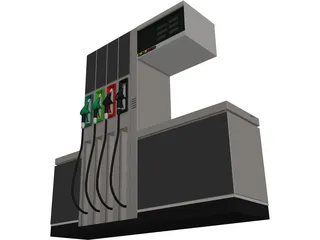 Petrol Pump 3D Model