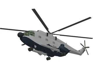 Aerospatiale SA 321 Super Frelon 3D Model