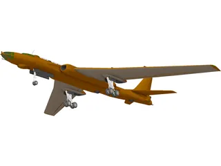 Tupolev Tu-16 Badger 3D Model