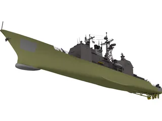 Valley Forge Ticonderoga Class 3D Model