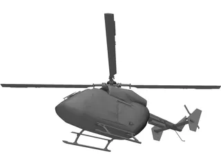 MBB/Kawasaki BK 117 Rescue 3D Model