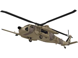 Sikorsky MH-60 3D Model