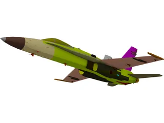 F-18C 3D Model