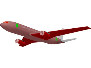 Boeing 767-200 3D Model