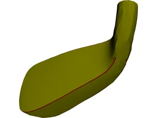 Golf Club Head Iron 3D Model