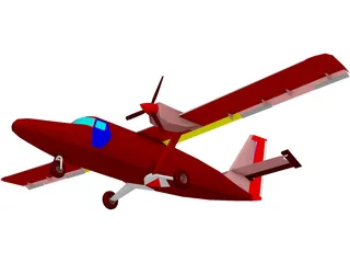 de Havilland Canada DHC-6 Twin Otter 3D Model