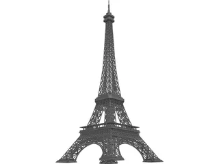 Eiffel Tower 3D Model